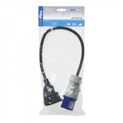 Adaptor ștecher CEE si priză Schuko (40 cm), 16A protectie IP44 - Img 3