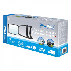 Additional side mirror extension "Duo" 18 x 12 cm high with convex mirror for blind spot - Img 7