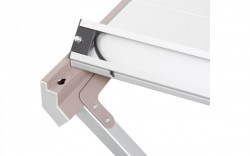 "Axia Titanium" aluminium rolling table with aluminium top - Img 9