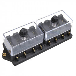 Box for 8 standard fuses