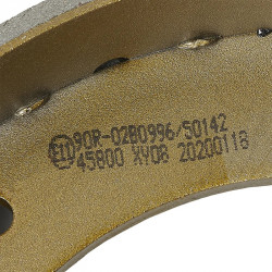 Brake shoes 200 x 50 mm for caravans or trailers with Knott axle (4 pcs) - Img 7