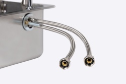 Built-in sink with battery included 35,2 x 32,2 x 15 cm with safety glass lid - Img 4