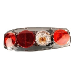 Caraluna II Plus Chromium stop lamp for motorhomes, 505.5 mm x 176.4 mm
