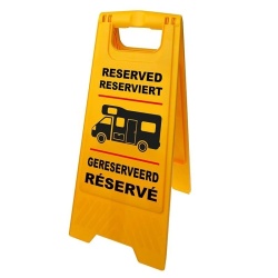 Caravan or motorhome parking indicator