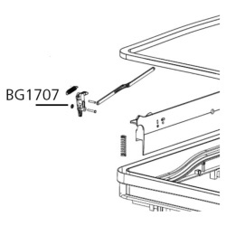 Cârlige de fixare cu accesorii pentru trapa Dometic Midi Heki Style, 2 buc (BG1707) - Img 2