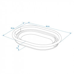 Collapsible silicone bin 17 litres - Img 5