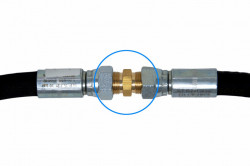 Connection for 2 LPG supply hoses, 3/4" external thread - Img 3