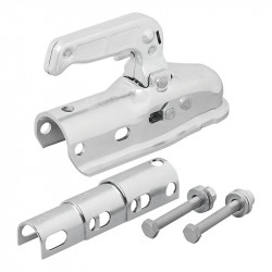 Cupla turnata pentru rulota sau remorca 2300 kg profil bara rotunda 40/45/50mm, omologare e4 si Dekra - Img 3