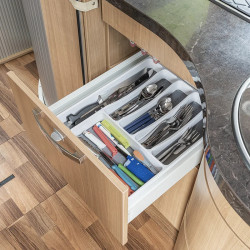 Cutlery tray with non-slip insert 40.5 x 32.5 x 4.5 cm - Img 6