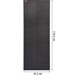 Deluxe 100 W complete photovoltaic system for caravans or motorhomes, panel dimensions: 119.5 x 45.2 x 2.5 cm - Img 2