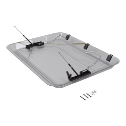 Dometic Heki II hatch cover, transparent with fasteners included - Img 2