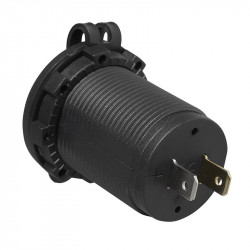 Double USB socket for flush mounting, 2x2100mA 12V/24V - Img 2