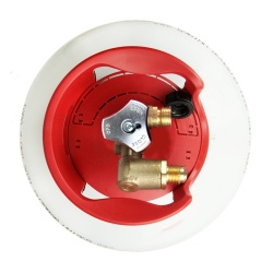 DUPLEX steel refillable LPG tank, weight 8.65 kg, multivalve, 27.2 litres - Img 4