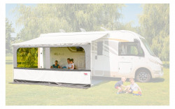 Fiamma "Blocker Pro" front wall with mud skirt - Img 2