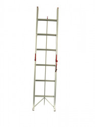 Folding ladder, max height 210 cm, 6 steps - Img 2