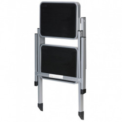 Folding ladder with two steps for caravans, height 40 cm - Img 2