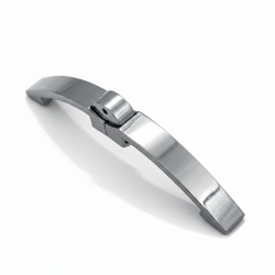 Furniture handles with built-in lock, 128 mm