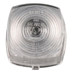 Geam de schimb pentru lampa de gabarit pozitie fata (alb) 57 x 58 mm,Hella
