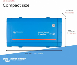 Invertor 12V / 220V 2200 W maxim Victron Energy Phoenix Inverter C 12/1200 - Img 3