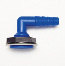 L-connection to water tank, 10 mm hose