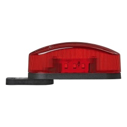 Lampa laterala gabarit LED pentru rulote 98 x 42 mm, rosu/alb, DREAPTA - Img 2
