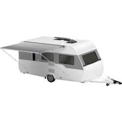 Marchiza in sac Caravanstore EVO pentru rulote, sac protectie ALB, prelata ALBASTRU ROYAL - Img 6