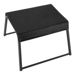 Metal ladder with one step for caravans, load 220 kg, height 24 cm - Img 4