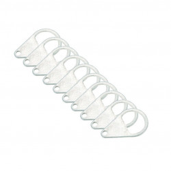 Metal ring for tent pegs