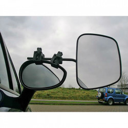 Mirror extension mirror Milenco Grand Aero 4 XXL (2 pcs) CONVEXA, with extra long arm 41 cm