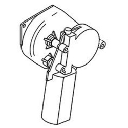 Motor Thule pentru Omnistep 12V double alu (1500600416)