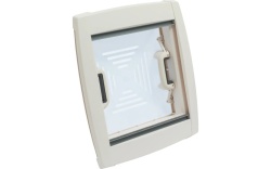 MPK hatch, model 42, 40 x 40 cm, opening on all sides, retractable mosquito screen and mosquito net - Img 2