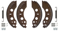 Original AL-KO 230 x 60 mm brake shoes for motorhomes or trailers with AL-KO 2035 axle