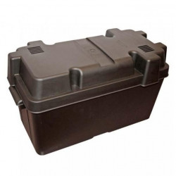 Petrol and acid resistant car battery box, 39.5 x 17 x 23 cm