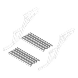 Platforme treaptă ABS Thule pentru Omnistep 12V double 500 alu, 2 bucăți (308252)