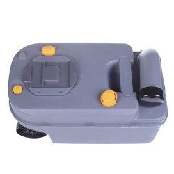 Sanjo wall-hung toilet with external cistern flush, surface-mounted - Img 9