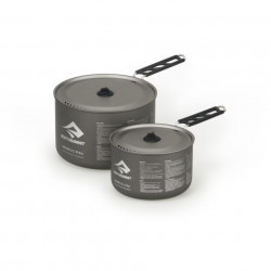 Set Alphaset 1.1 cana, bol si oala 1,2 ldin aluminiu anodizat - Img 3