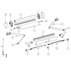 Set capace profil frontal antracit Thule pentru Omnistor 5102 (1500602703) - Img 2