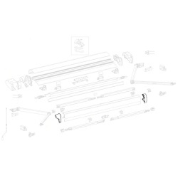 Set capace profil frontal antracit Thule pentru Omnistor 6300 (1500603335)