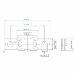 Sigurante lamelare MEGA cu carcasa de plastic 100 - 300 A, 32 V 1 buc - Img 2