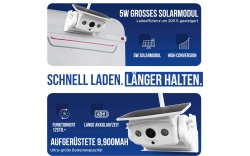 Sistem video marsarier wireless Falcon cu cameră magnetică, monitor oglindă retrovizoare inregistrare video, incarcare solara - Img 4