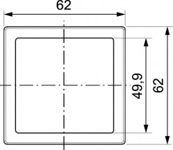 Trim frame for Presto 20000 system, MATT SILVER - Img 2