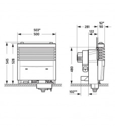 Truma S3004 stove with automatic ignition, 3500W - Img 7