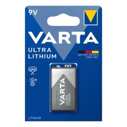 VARTA ULTRA LITHIUM battery, AA, 9V