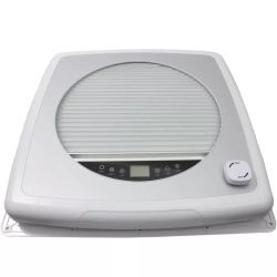 Ventilator - trapa 40 x 40 Berger, iluminare LED, functionare pe ploaie, capac negru - Img 7