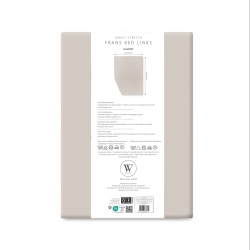 Walra Jersey (for french bed - left side) with elastic, beige colour - Img 2