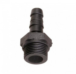 Water hose connector Ø 10/12 mm with 1/2" thread (1 piece)