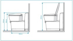 WC fix Thetford C223-CS cu golire tanc la exterior, montaj aplicat - Img 10