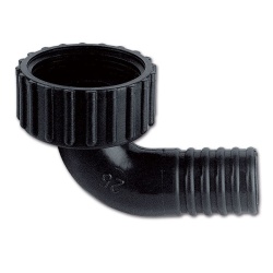 1"1/4" 90 degree connection for 25 mm hose