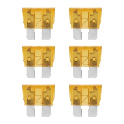 12V MINI fuses, 6 pcs, LIGHT BROWN, 5A - Img 2
