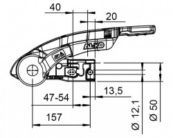 AL-KO 3004 AL-KO 3004 anti-tipper with stabiliser and wear indicator, load 3000 kg - Img 3